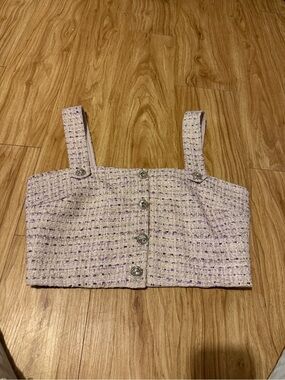 Aqua cropped tank